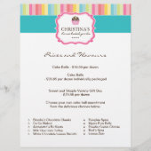 Cake Ball Price List Flyer (Vorne)