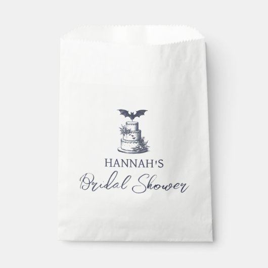 Cake Bat Brautparty Geschenktütchen (Vorderseite)