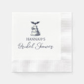 Cake Bat Brautparty Serviette (Vorderseite)