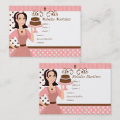 Cake Beauty Visitenkarte (Vorne/Hinten)