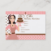 Cake Beauty Visitenkarte (Rückseite)
