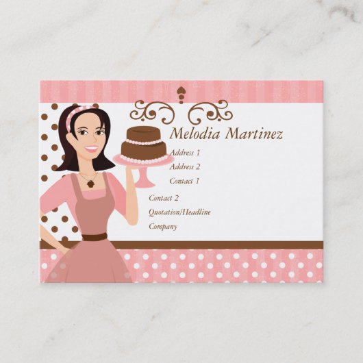 Cake Beauty Visitenkarte (Vorderseite)