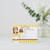 Cake Beauty Visitenkarte (Stehend Vorderseite)