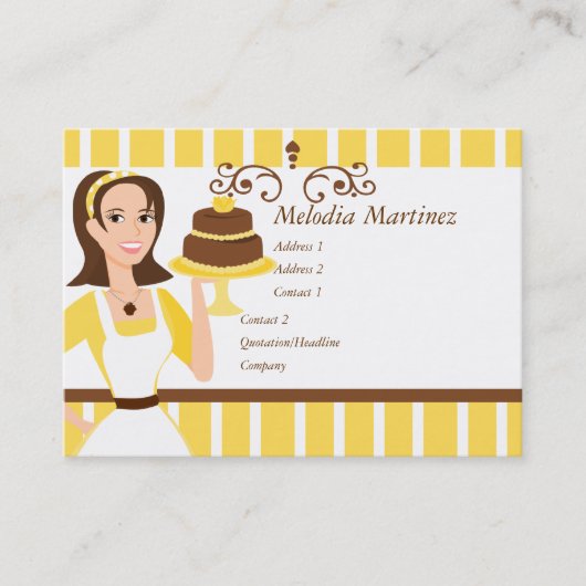 Cake Beauty Visitenkarte (Vorderseite)