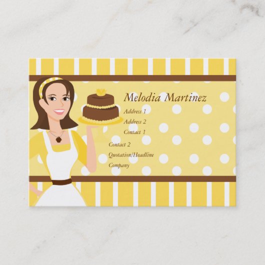 Cake Beauty Visitenkarte (Vorderseite)