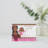 Cake Beauty Visitenkarte (Stehend Vorderseite)