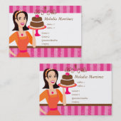 Cake Beauty Visitenkarte (Vorne/Hinten)