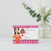 Cake Beauty Visitenkarte (Stehend Vorderseite)