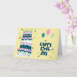 Cake Birthday Card Karte