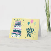 Cake Birthday Card Karte (Vorderseite)