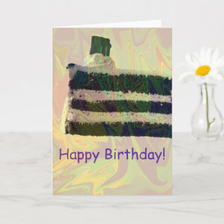 Cake Birthday Card Karte