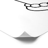 Cake Birthday Party Coloring Poster (Ecke)