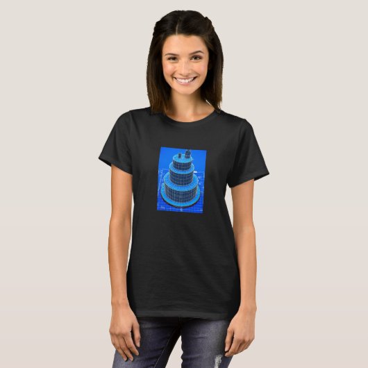 Cake Blueprint Cake Baking Cake  2 T-Shirt (Vorne ganz)