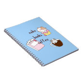 Cake Books Coffee Notebook Notizblock (Rechte Seite)