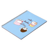 Cake Books Coffee Notebook Notizblock (Linke Seite)