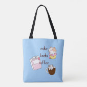Cake Books Coffee Tasche (Rückseite)
