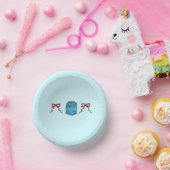 Cake & Bows Papierbögen Pappteller (Party)