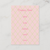 Cake Business Cards Visitenkarte (Rückseite)