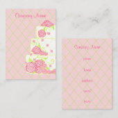 Cake Business Cards Visitenkarte (Vorne/Hinten)