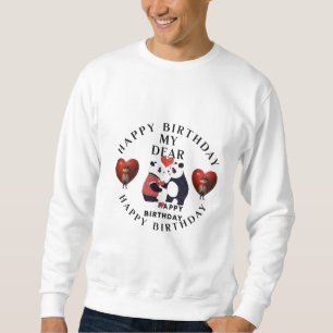 "Cake, Candles and Cheer: Design des Geburtstagslo Sweatshirt
