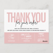 Cake Care Guide, V2 Cake Care Instructions Postkarte (Rückseite)