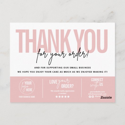 Cake Care Guide, V2 Cake Care Instructions Postkarte (Rückseite)