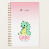 Cake (Cat + Snake) Pink Agenda Planer (Vorderseite)