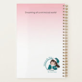 Cake (Cat + Snake) Pink Agenda Planer (Rückseite)