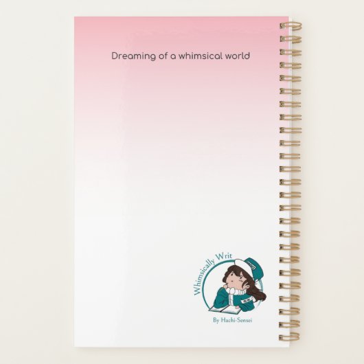 Cake (Cat + Snake) Pink Agenda Planer (Rückseite)