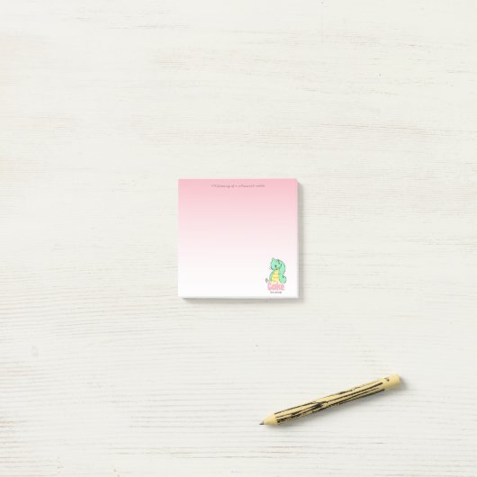 Cake (Cat + Snake) Post-it Notes Klebezettel (Auf Schreibtisch)