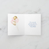 Cake Cat Young Girl Kombination für einen guten Ge Karte (Innenseite)