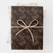 Cake Cotton Candy Muster Geschenkpapier Set (Beispiel)