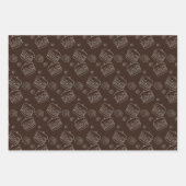 Cake Cotton Candy Muster Geschenkpapier Set (Vorderseite)