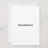  Cake Couple Invitation Einladung (Rückseite)