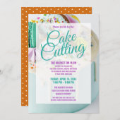Cake Cutting Celebration | Firmenevent Einladung (Vorne/Hinten)