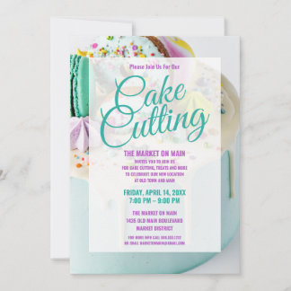 Cake Cutting Celebration | Firmenevent Einladung