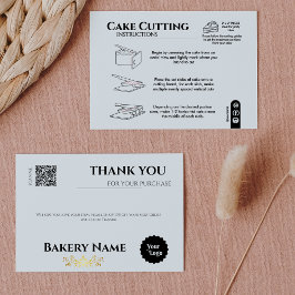 Cake Cutting Guide 2x2 Portionen Rund Servieren Dankeskarte