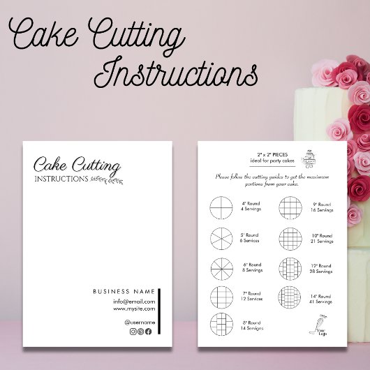 Cake Cutting Guide Runde Hochzeit einfach