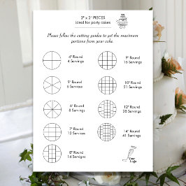 Cake Cutting Guide Runde Hochzeit einfach