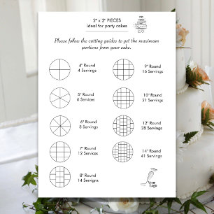 Cake Cutting Guide Runde Hochzeit einfach