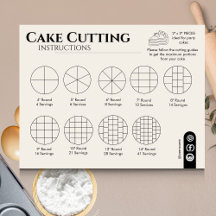 Cake Cutting Guide Runde Hochzeit einfach