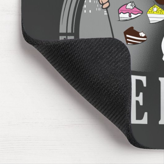 Cake Dealer Funny Bakery Owner Gag Mousepad (Ecke)