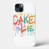 Cake Deception T-Shirt" Case-Mate iPhone Hülle (Rückseite)