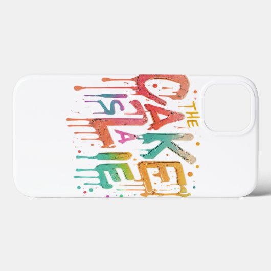 Cake Deception T-Shirt" Case-Mate iPhone Hülle (Rückseite (Horizontal))