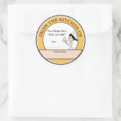 Cake Deco Personalisiert Backsale Labels Runder Aufkleber (Tasche)