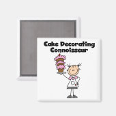 Cake Decorating Connoisseur Magnet (Vorderseite/Rückseite)