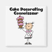 Cake Decorating Connoisseur Magnet (Vorne)