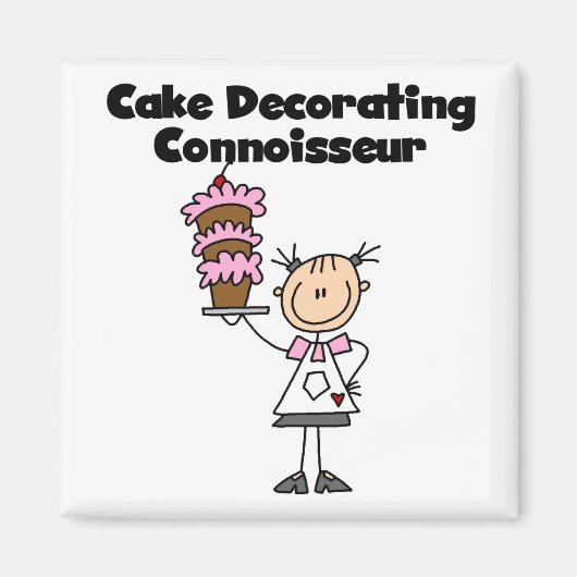 Cake Decorating Connoisseur Magnet (Vorne)