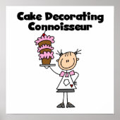 Cake Decorating Connoisseur Poster (Vorne)
