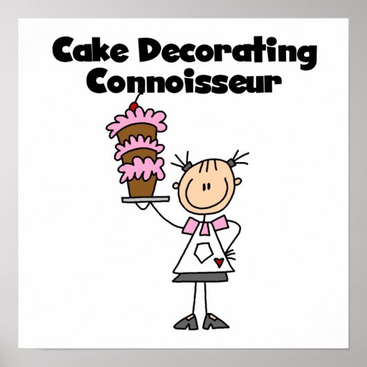 Cake Decorating Connoisseur Poster (Vorne)